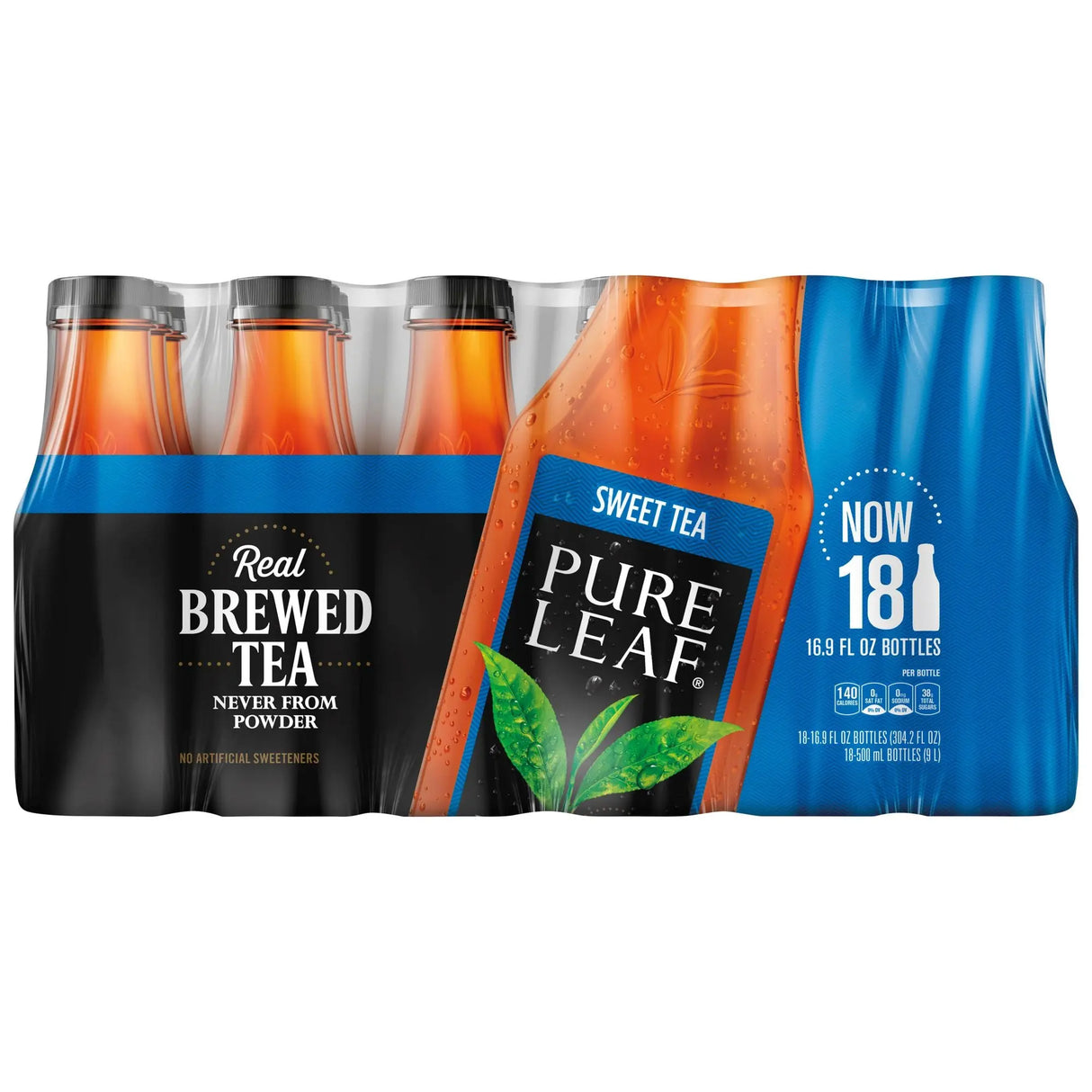 Lipton Pure Leaf Sweet Iced Tea (18-Pack, 16.9 oz Each) | Cane-Sweetened Brew Pure Leaf