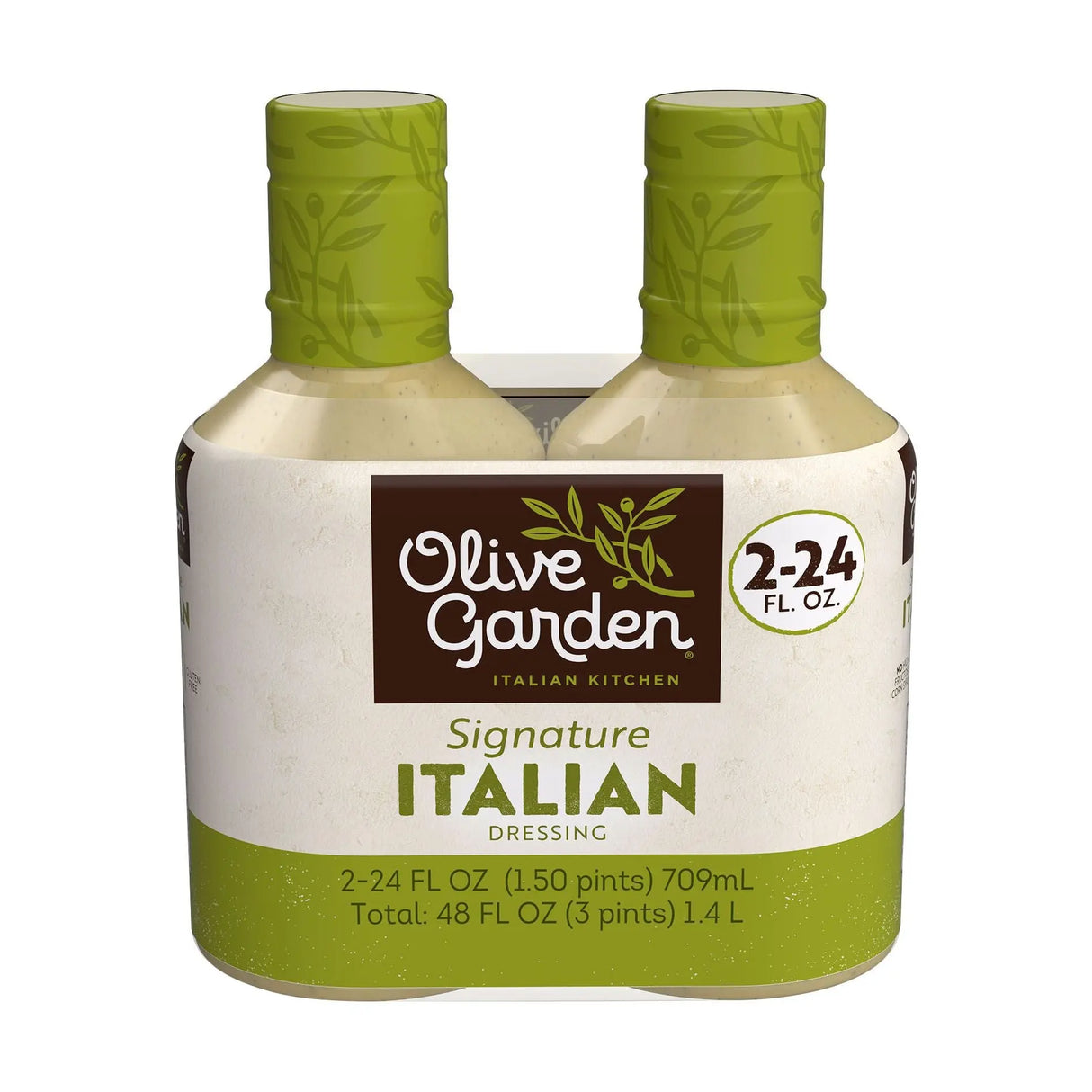 Olive Garden Italian Dressing (2-Pack) | Signature Herb & Garlic Flavor for Salads Olive Garden