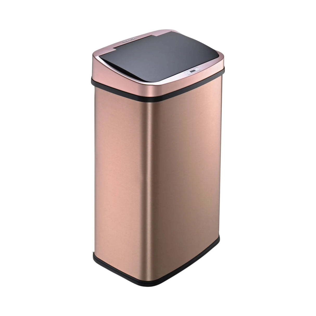 Nine Stars Sensor Trash Can (13.2 Gal, Gold) | Hands-Free Stainless Steel Nine Stars