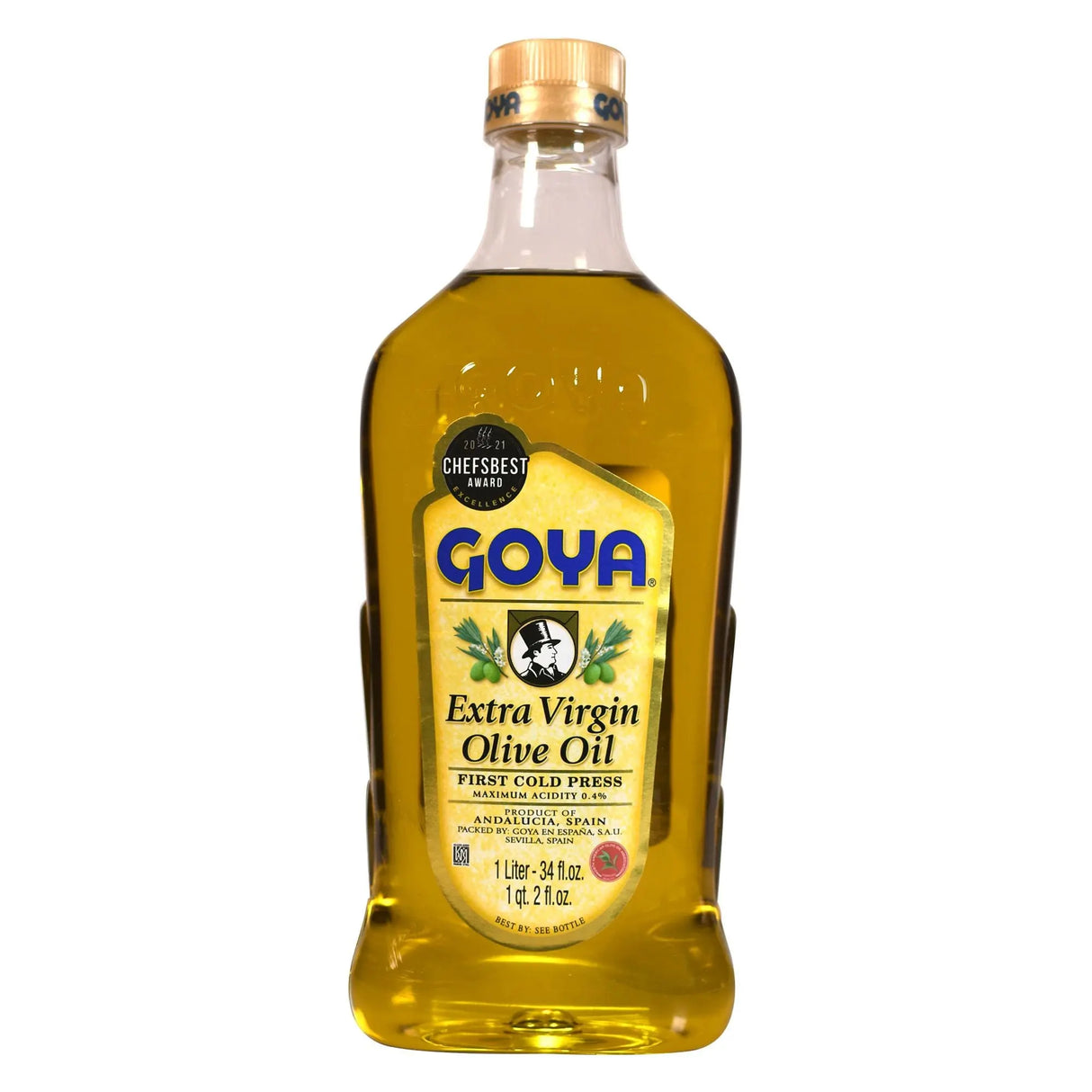 Goya Extra Virgin Olive Oil (1 L) | Pure, Cold-Pressed Mediterranean Taste Goya