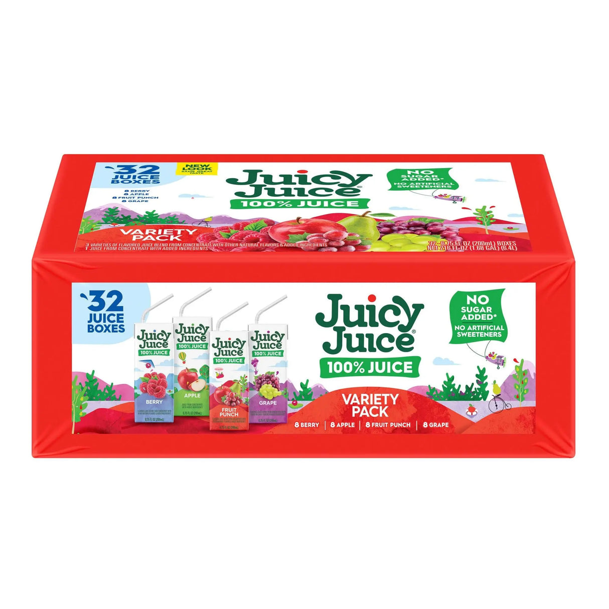 Juicy Juice Variety Pack (32-Pack, 6.75 oz Each) | Kid-Favorite Fruit Drinks Juicy Juice