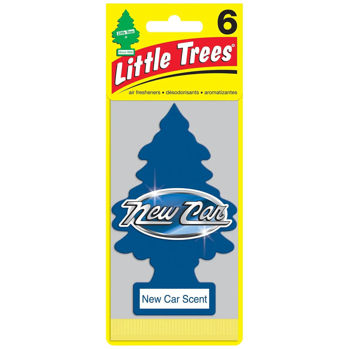 Little Tree New Car Scent (6 pk.) | Fresh Off-the-Lot Aroma Little Trees