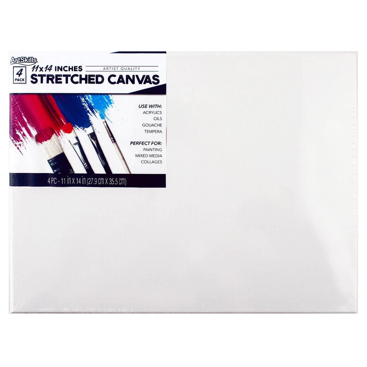 ArtSkills Stretched Canvas 11x14 4-pack