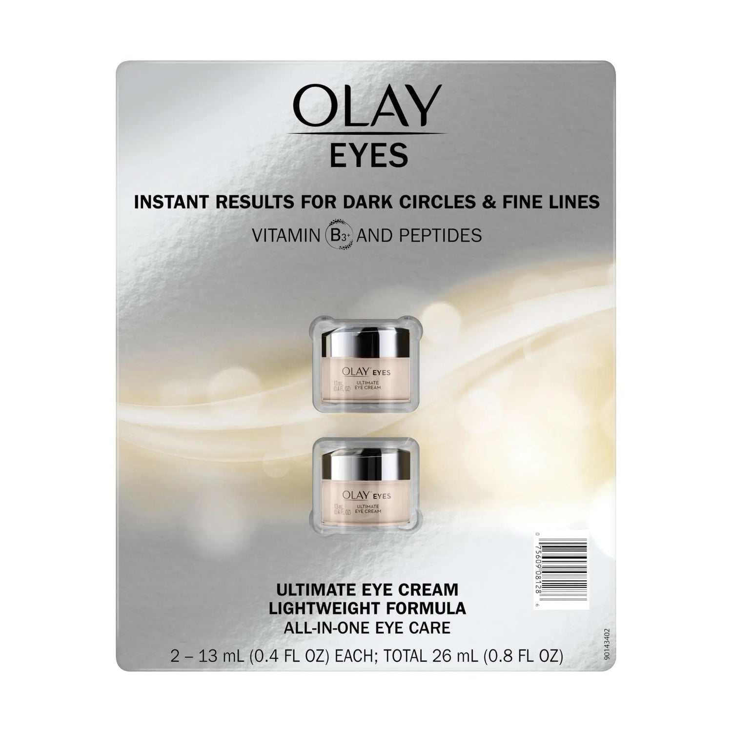 Olay Eyes Ultimate Eye Cream (2-Pack, 0.4 oz Each) | Hydrating Anti-Aging Boost Olay