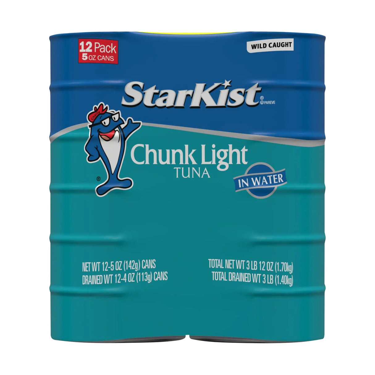 StarKist Chunk Light Tuna in Water (12-Pack) | Protein-Rich Tuna for Salads, Sandwiches & More StarKist