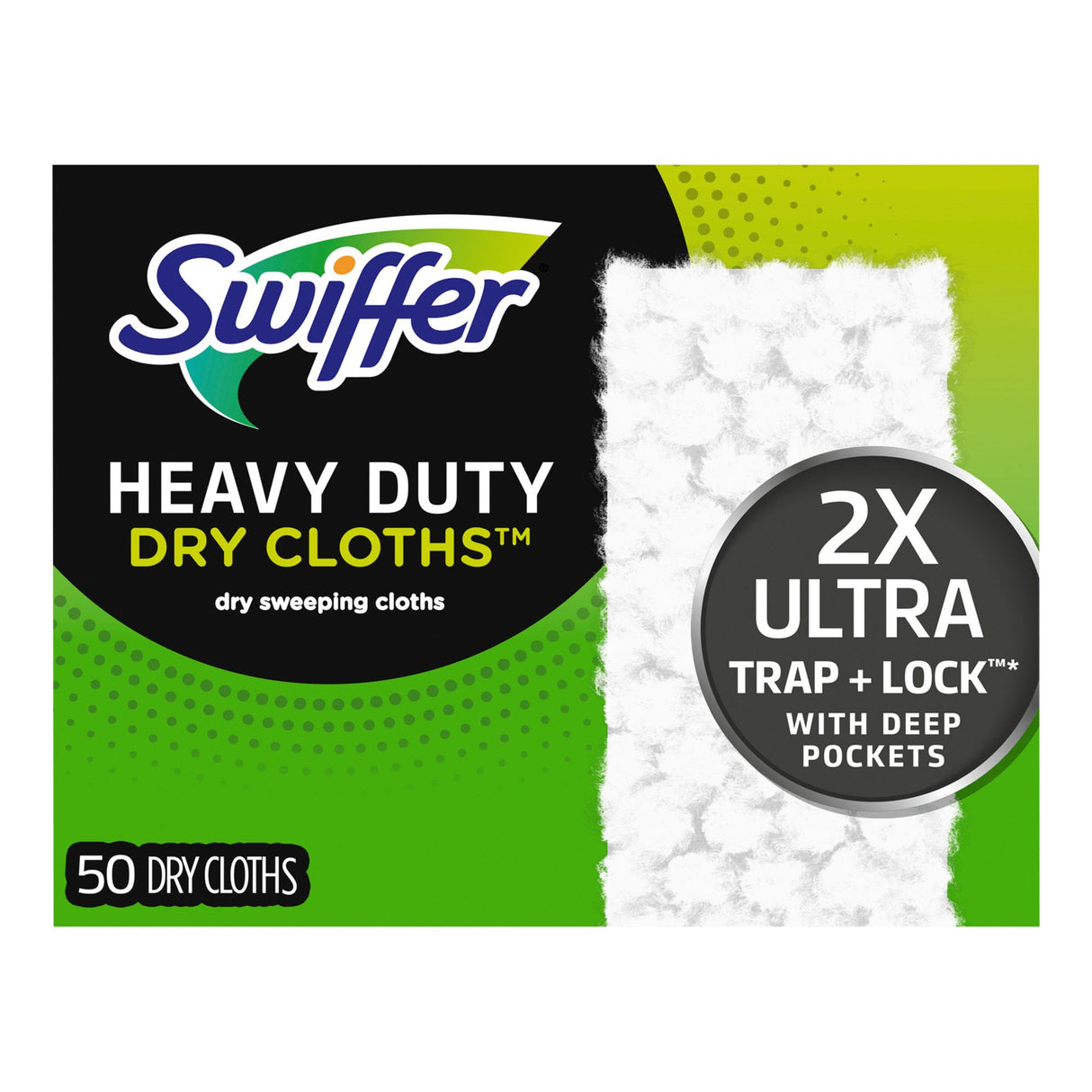 Swiffer Sweeper heavy duty dry cloth refills 50 pack