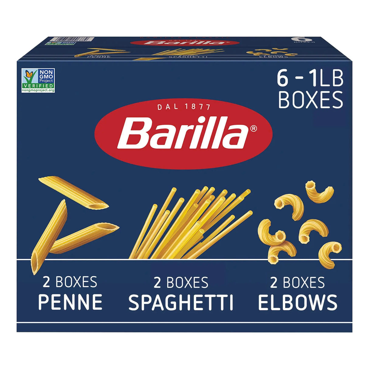 Barilla Pasta Variety (6-Pack, 1 lb Each) | Versatile Italian Meal Staples Barilla