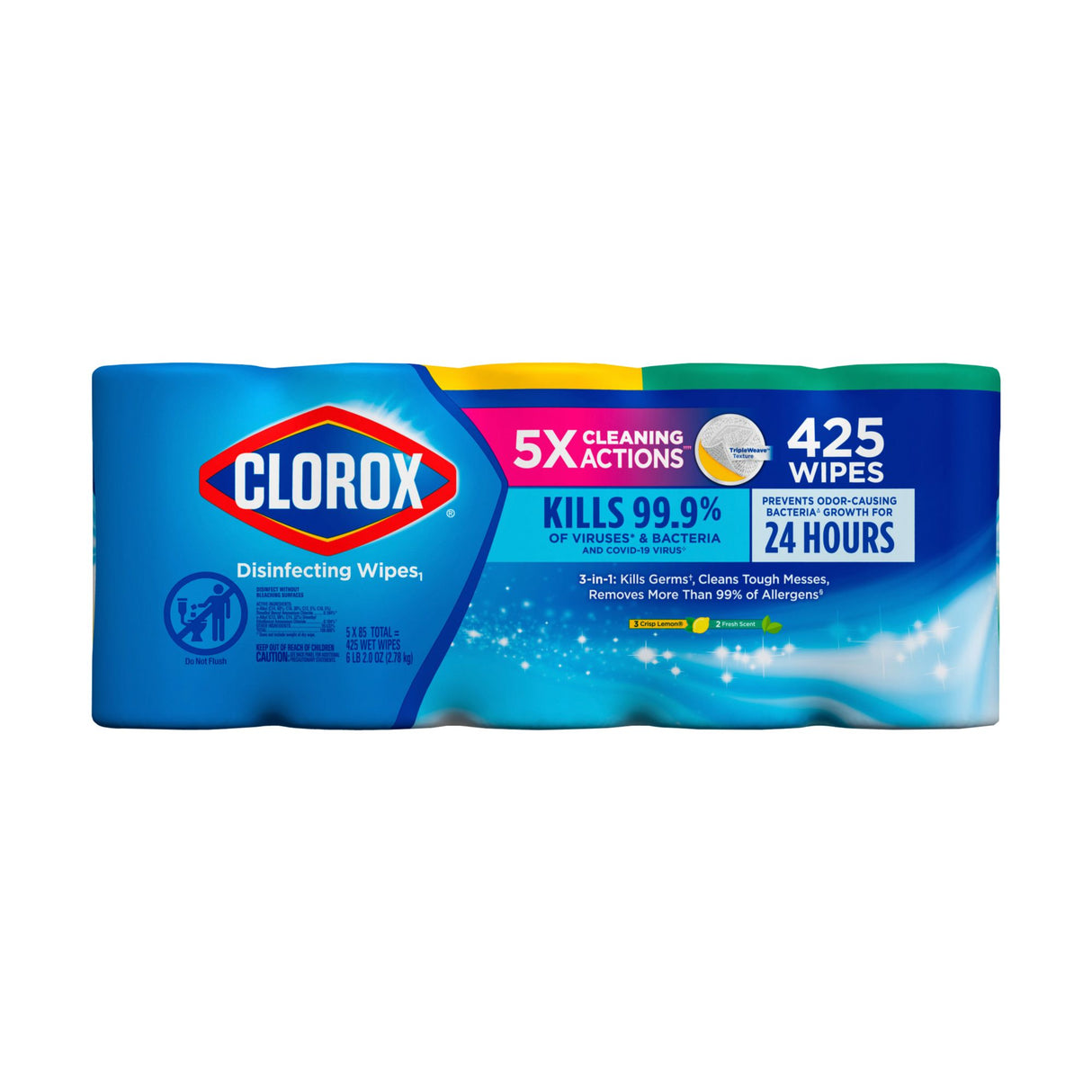 Clorox Disinfecting Wipes Value Pack 425 count