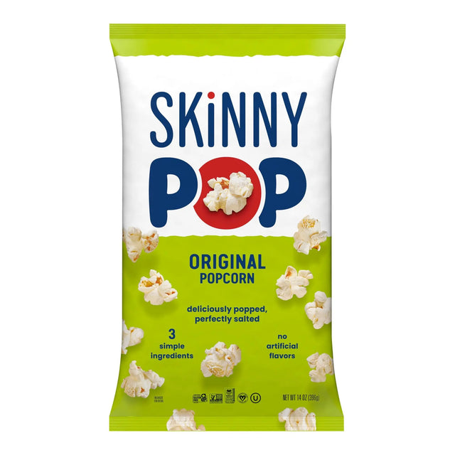SkinnyPop Popcorn (14 oz) | Light, Air-Popped Snack SkinnyPop