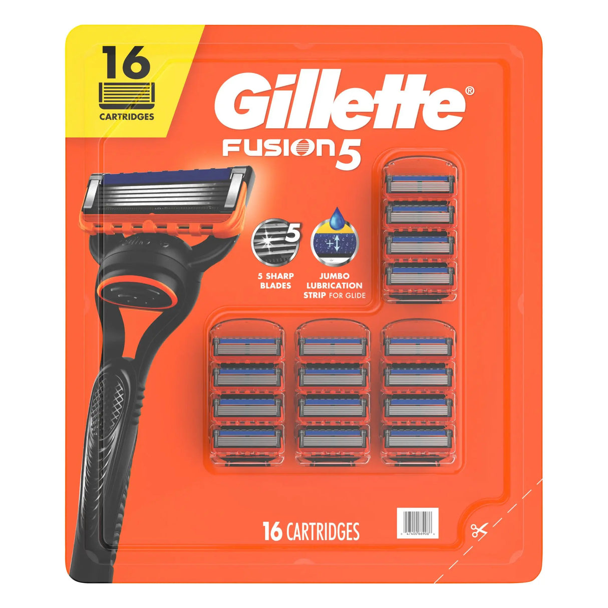 Gillette Fusion5 Blades (16 ct.) | Precision Shave Refills for Fusion Razor Gillette