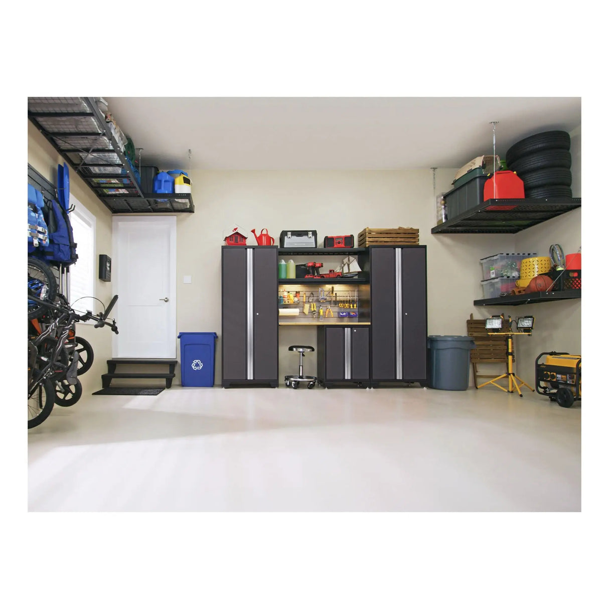 NewAge Bold Series Cabinet Set (3-Pc) | Industrial-Style Storage & Organization NewAge Products