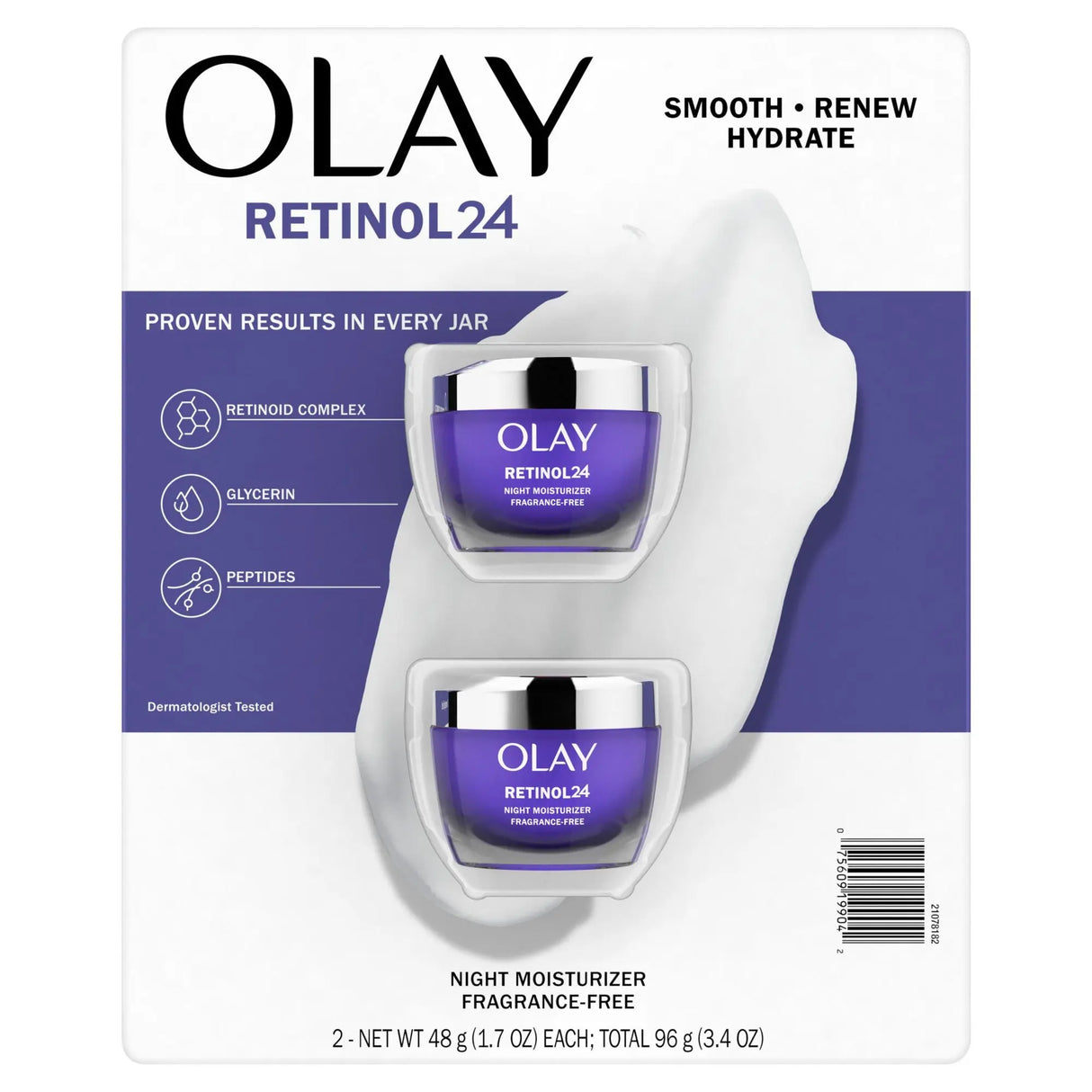 Olay Regenerist Night Moisturizer (2 pk.) | Deep Anti-Aging Hydration Olay