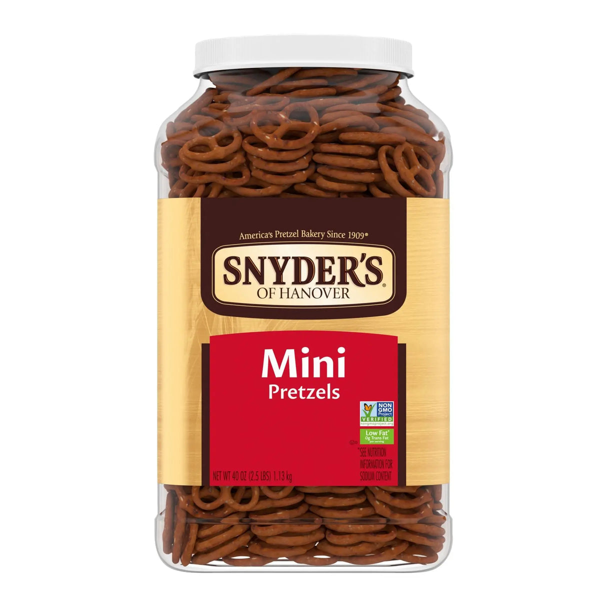 Snyder's Mini Pretzels (40 oz) | Crisp, Bite-Sized Snack Snyder's of Hanover