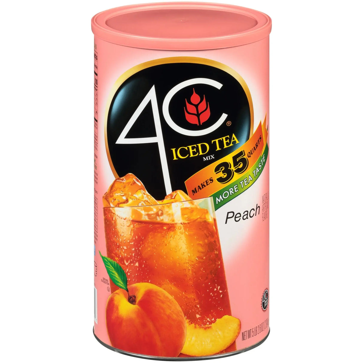 4C Peach Tea Mix (35 qt) | Refreshing Powdered Beverage 4C Foods