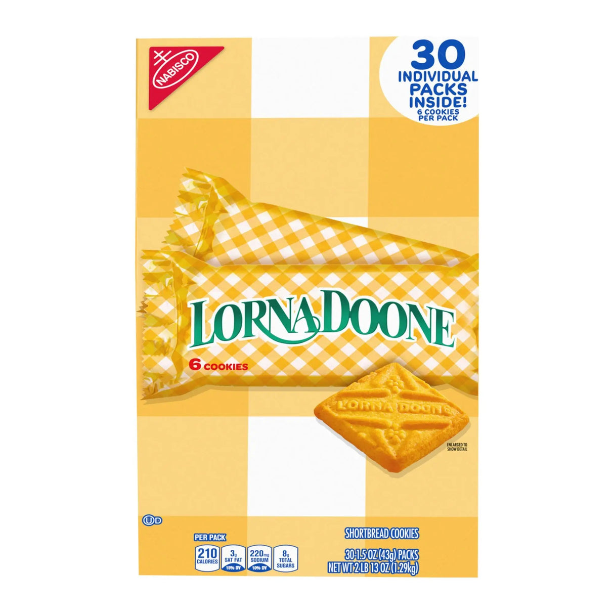 Lorna Doone Shortbread Cookies (30-Pack) | Buttery Golden Bites Lorna Doone
