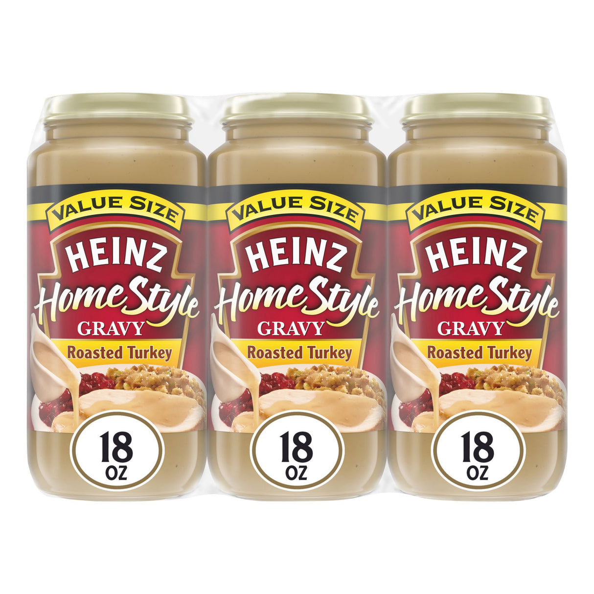 Heinz HomeStyle Roasted Turkey Gravy three-pack