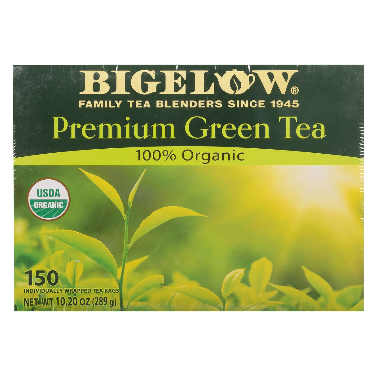 Bigelow Organic Green Tea Bags (150 ct) | Premium Caffeine-Free Infusion Bigelow Tea