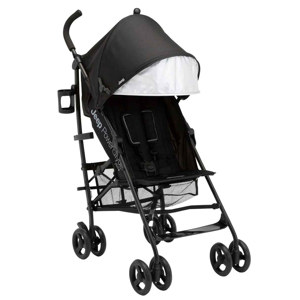 Delta Jeep PowerGlyde Plus Stroller | Lightweight, Smooth-Rolling Ride with All-Terrain Wheels Delta Children