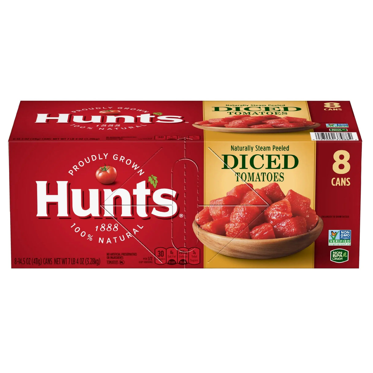 Hunt's Diced Tomatoes (8-Pack, 14.5 oz Each) | Versatile Cooking Base Hunt's