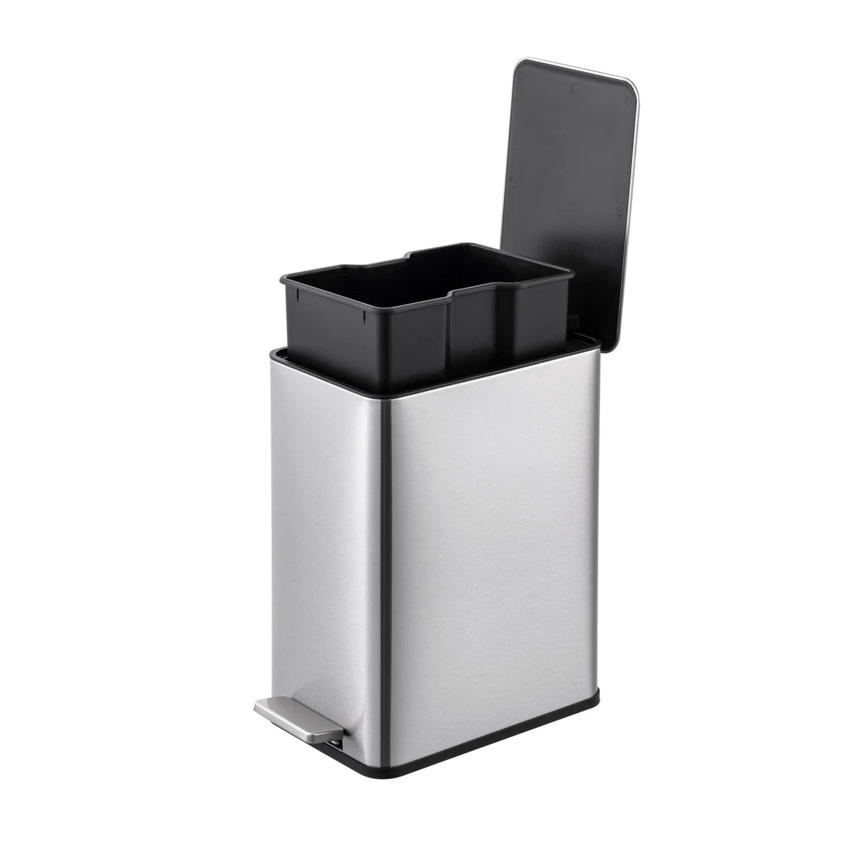 QualiaZero Slim Step Trash Can (10L/2.6 Gal) | Space-Saving Touchless Waste Solution QualiaZero