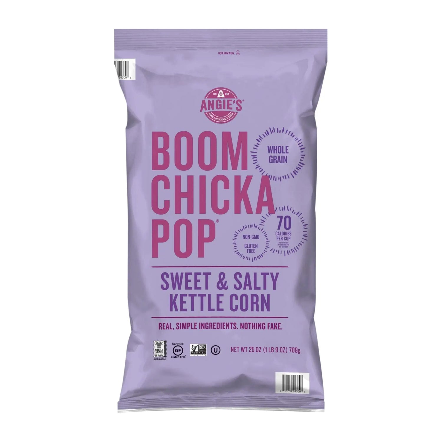 Angie's BOOMCHICKAPOP Kettle Corn (25 oz) | Sweet & Salty Crunch Angie's