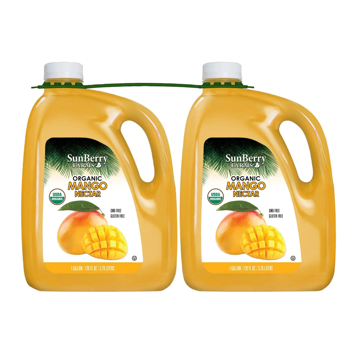 Sunberry Farms Organic Mango Nectar (2-Pack, 1 gal Each) | Pure Tropical Juice Sunberry Farms