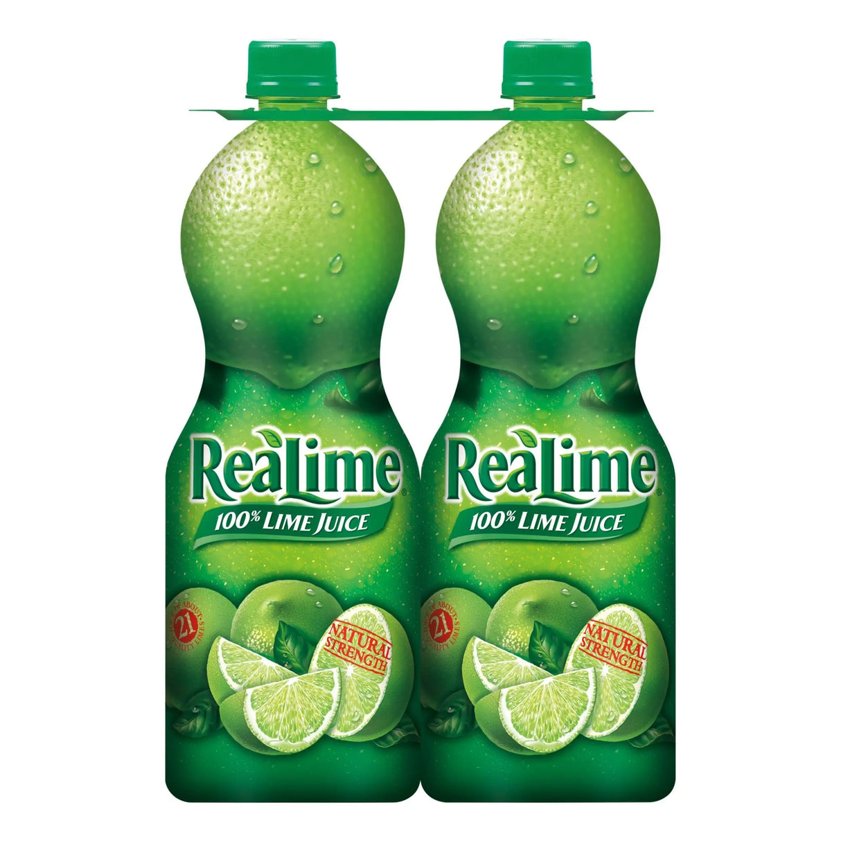 ReaLime Lime Juice (2-Pack, 32 oz Each) | Pure Cocktail & Cooking Mixer ReaLime