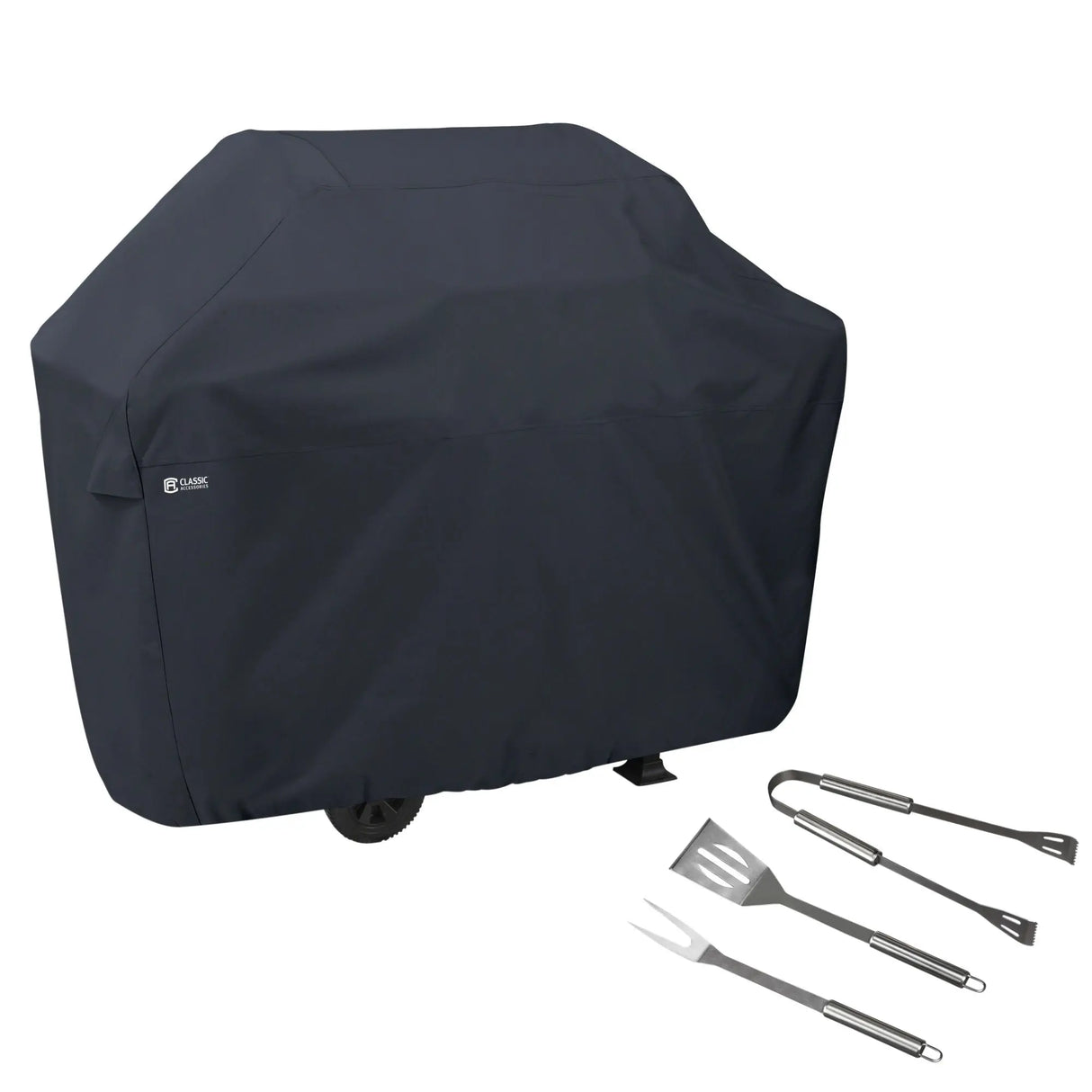 Classic Accessories Grill Cover (64") with Tool Set | Waterproof Protection & Handy Tools Classic Accessories