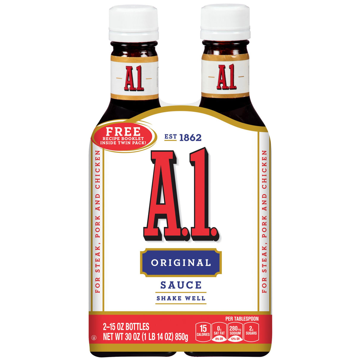 A.1. Original Sauce two-pack 15 oz bottles