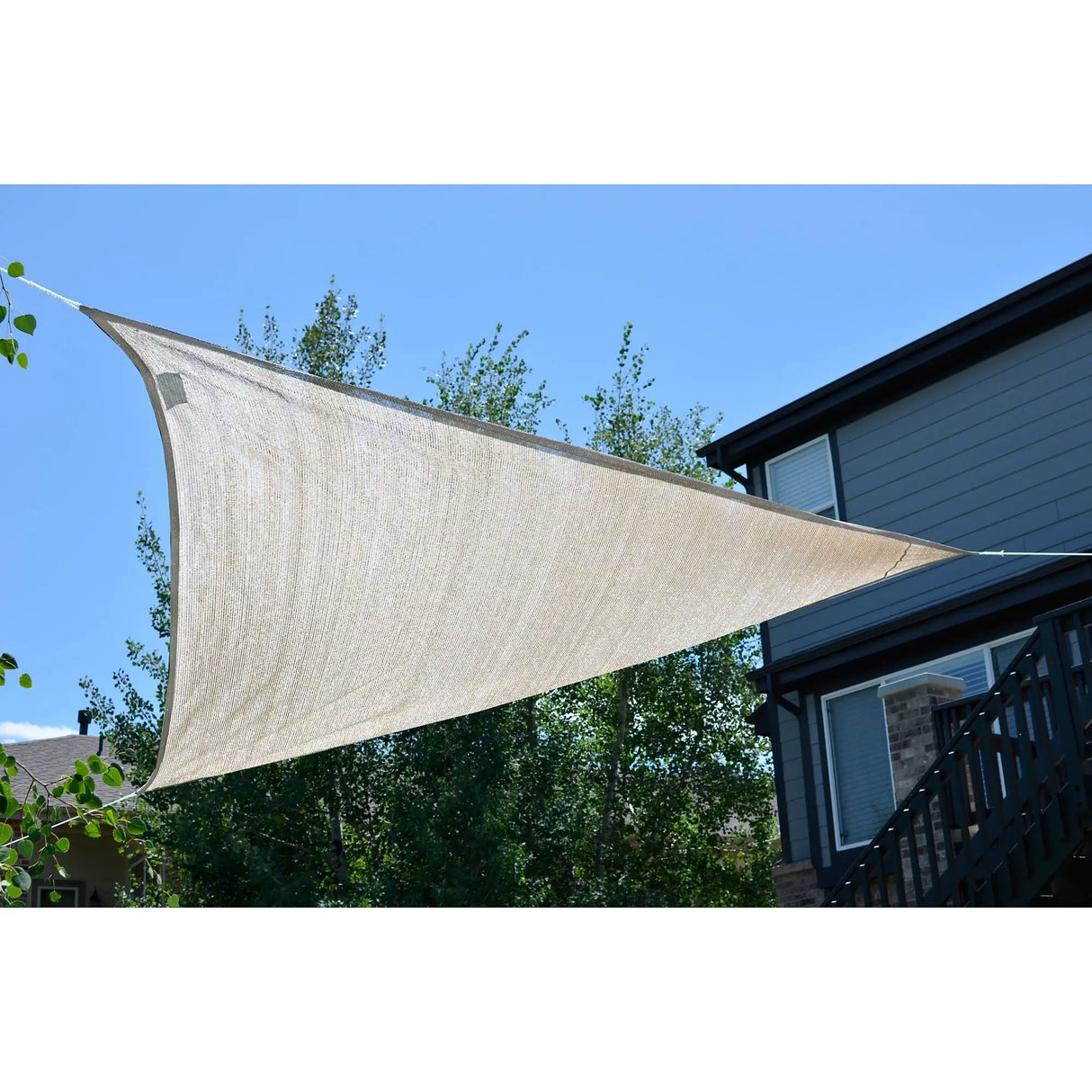 Sol Armor Triangle Shade Sail (12') | UV Protection for Outdoor Spaces Sol Armor