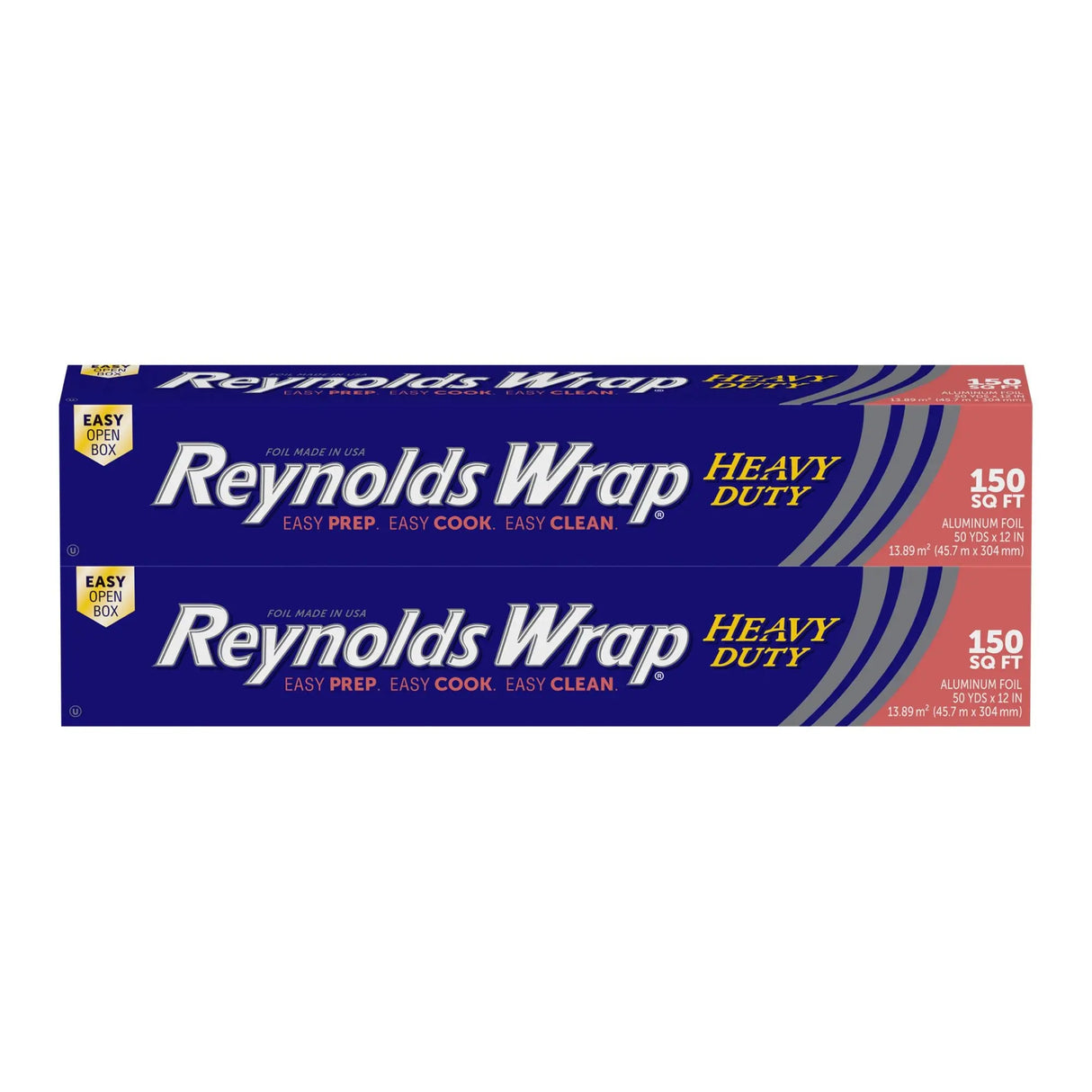 Reynolds Heavy Duty Foil (2-Pack, 150 sq ft Each) | Durable Kitchen Wrap Reynolds
