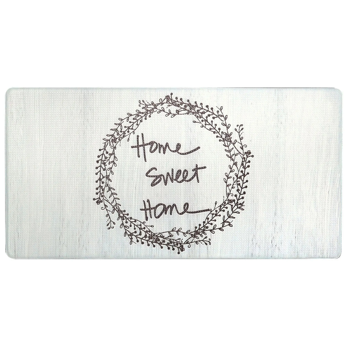 Nicole Miller Anti-Fatigue Kitchen Mat ("Home Sweet Home" Print) | Cushioned Comfort for Long Standing Nicole Miller New York