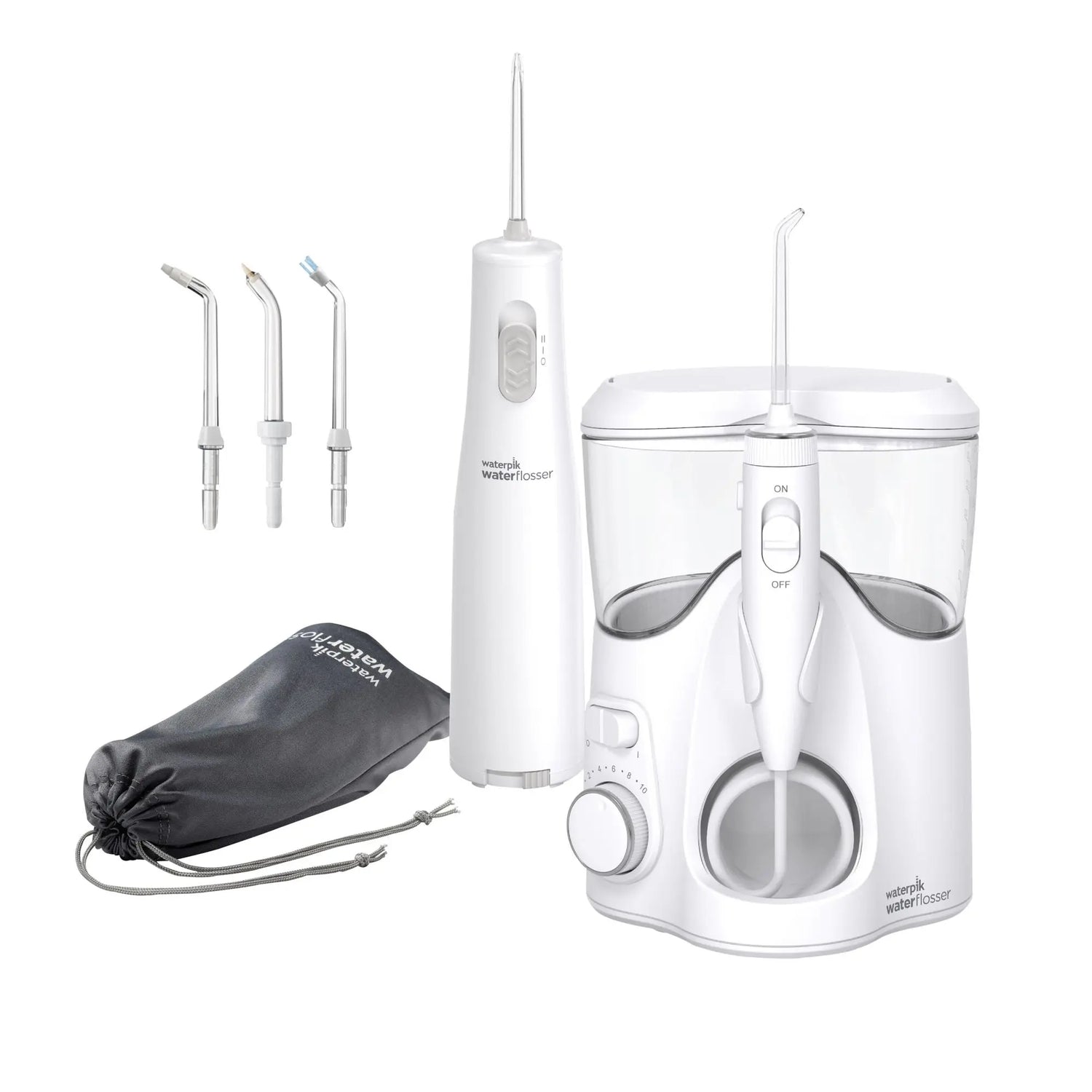 Waterpik Ultra Plus Water Flosser Combo | Corded & Cordless Oral Cleaning System Waterpik