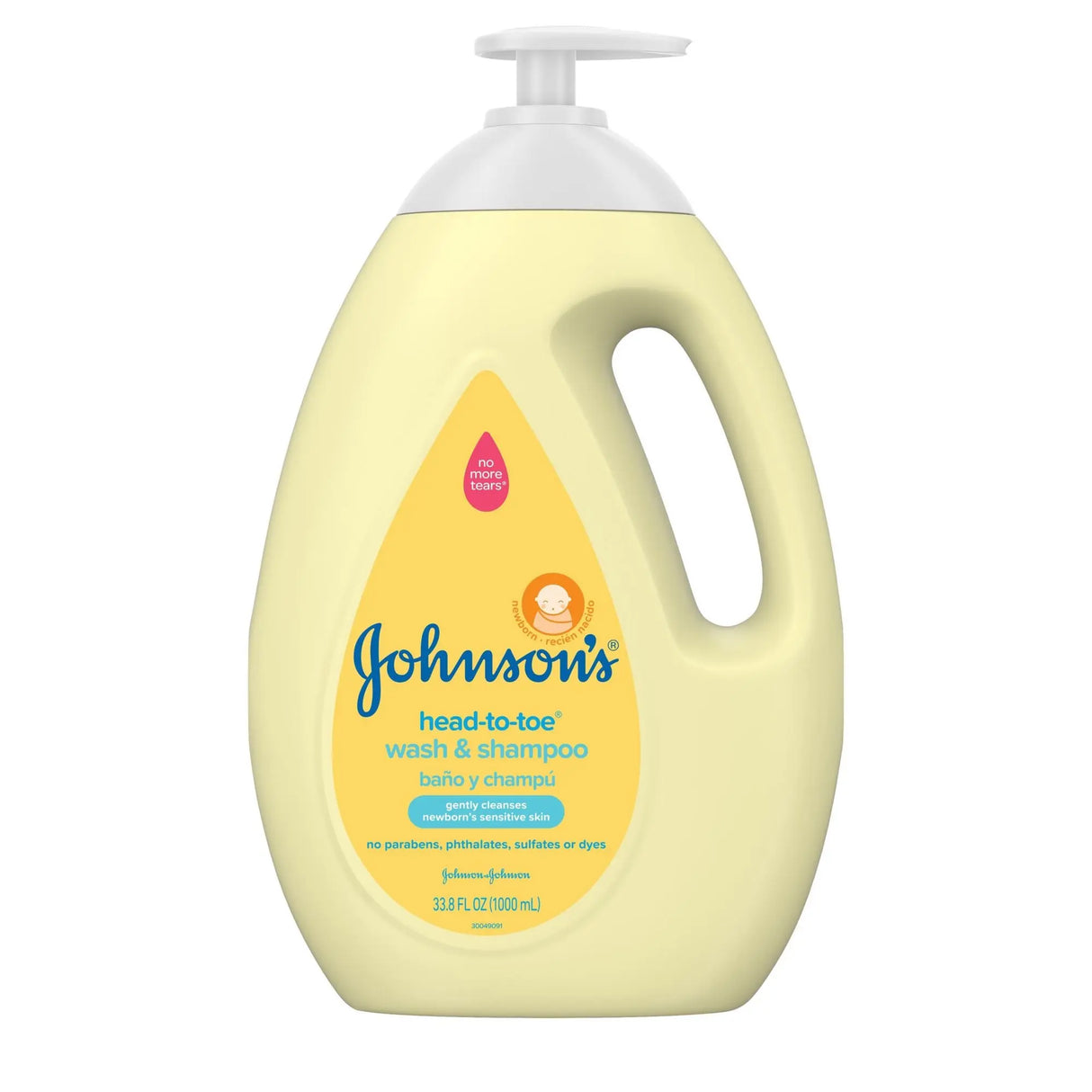 Johnson's Head-to-Toe Baby Wash (33.8 oz) | Gentle Tear-Free Cleanser Johnson's