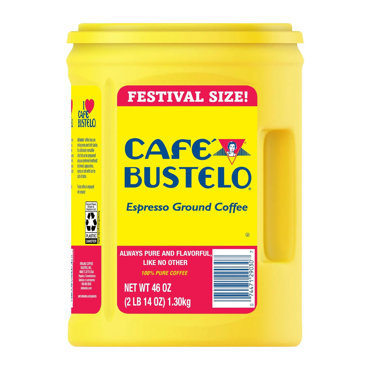 Cafe Bustelo Dark Roast Espresso (46 oz) | Bold Café-Style Flavor Cafe Bustelo