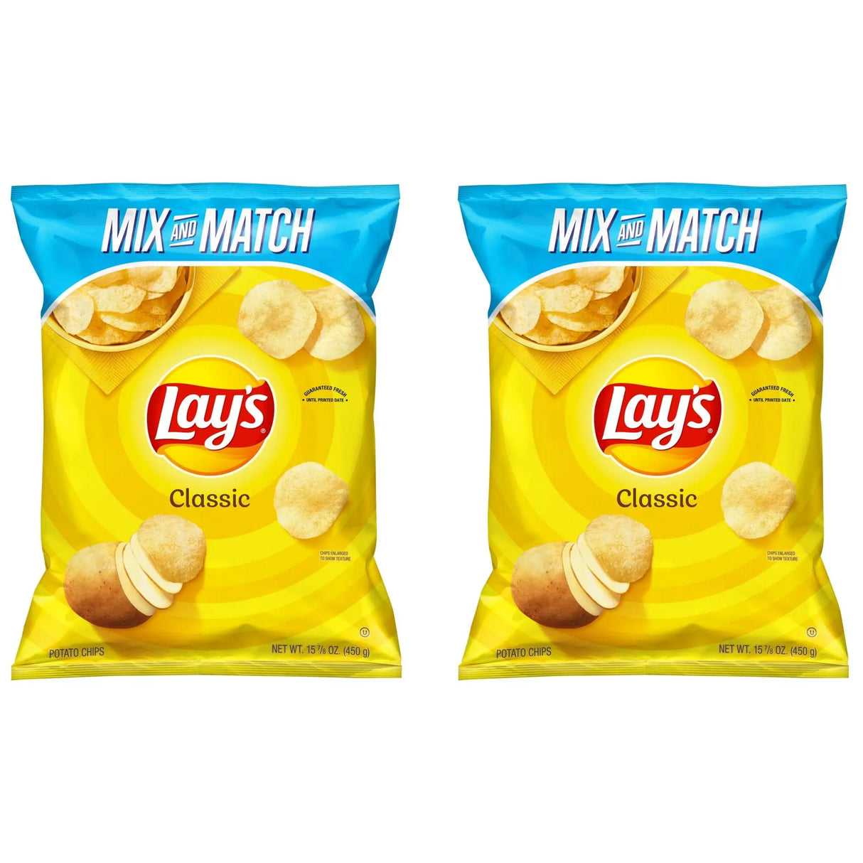 Lay's Classics Pick n' Pack (2-Pack) | Original & Classic Chips Duo Frito-Lay