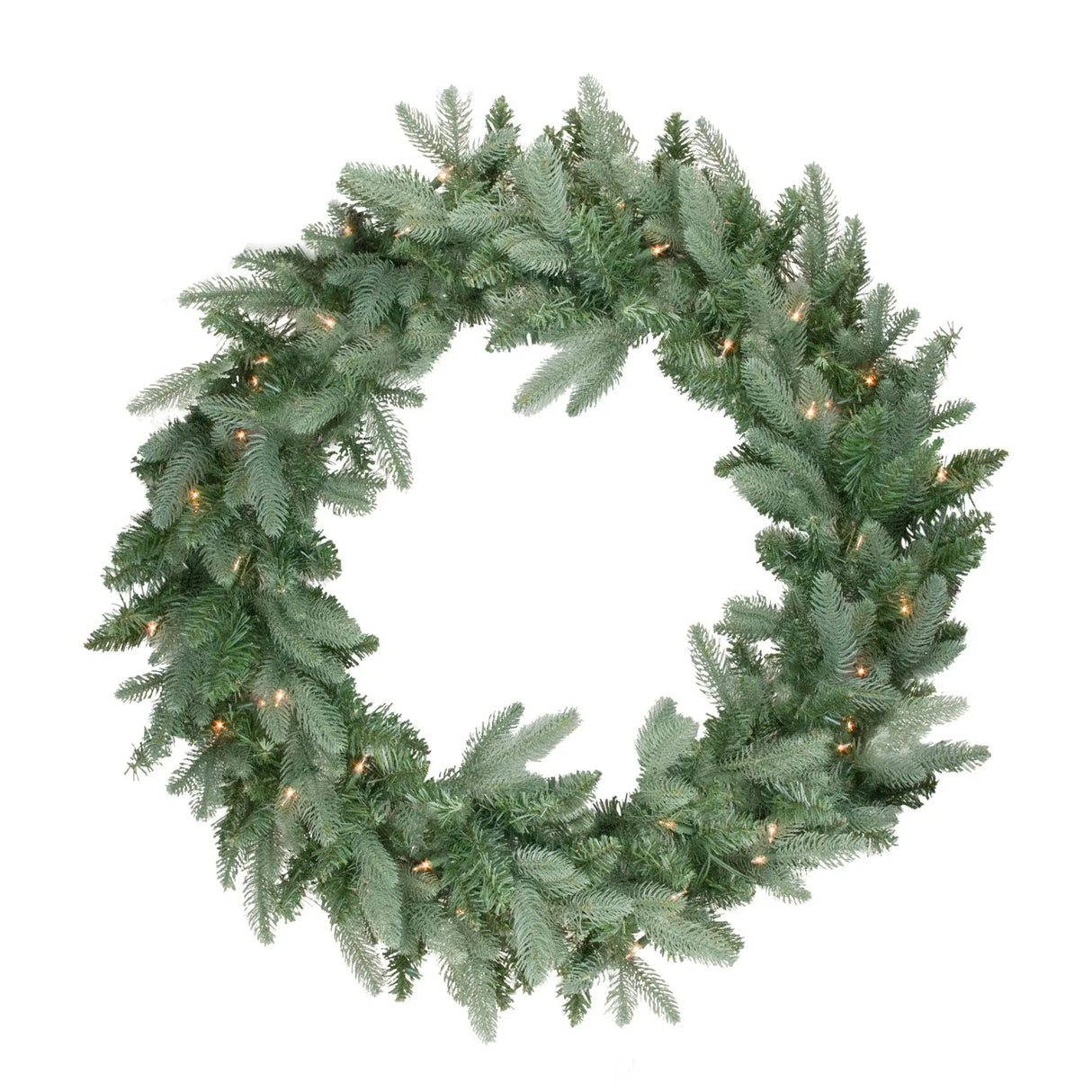 Northlight Pre-Lit Frasier Fir Wreath (36") | Clear LED Washington Style Northlight