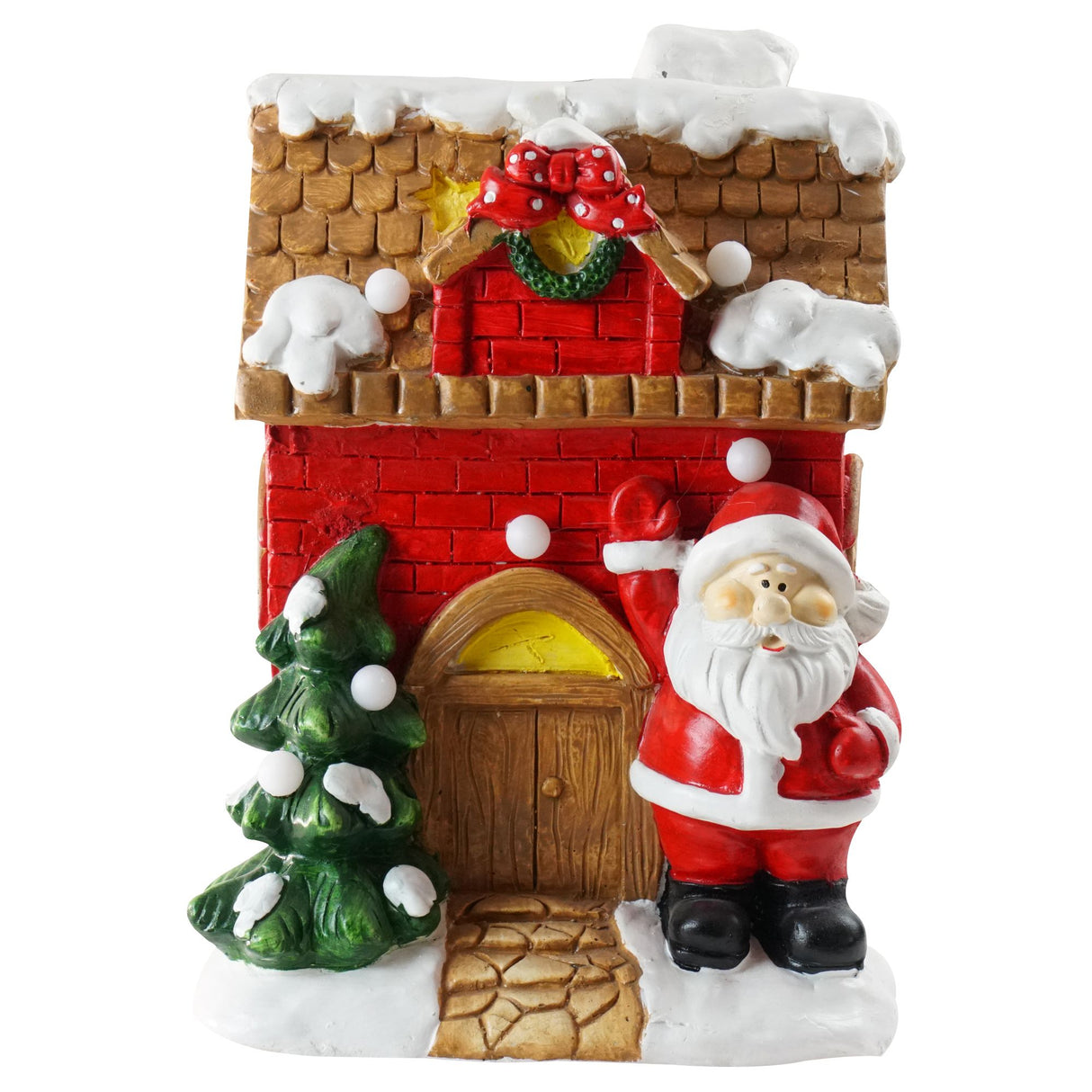Northlight LED lighted house Santa musical
