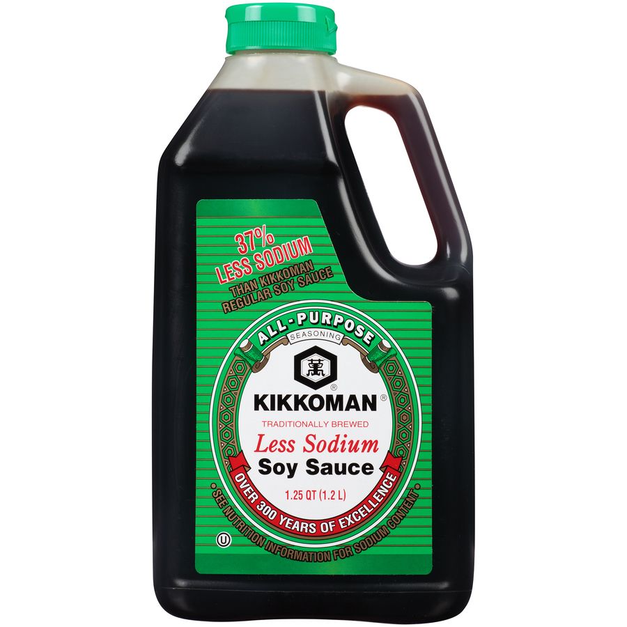 Kikkoman Less Sodium Soy Sauce 40 oz