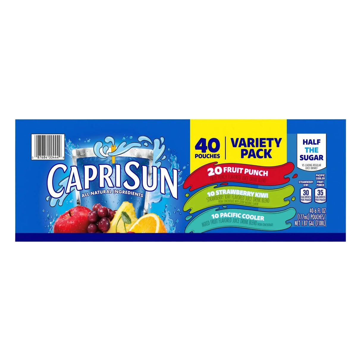 Capri Sun Juice Variety Pack (40-Pack, 6 oz Each) | Fun Flavored Drink Pouches Capri Sun