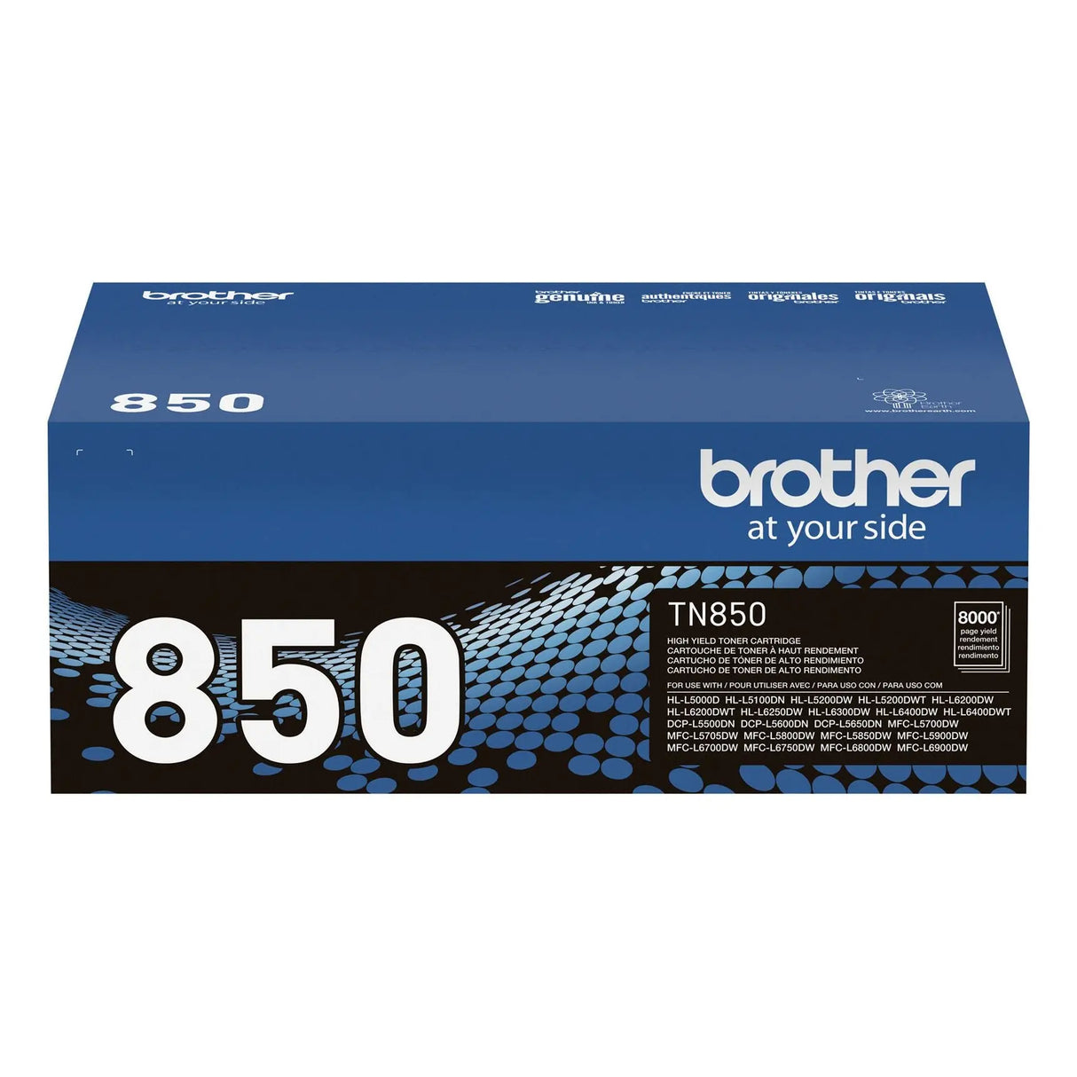 Brother TN850 High-Yield Toner Cartridge | Long-Lasting, Sharp Printing Brother