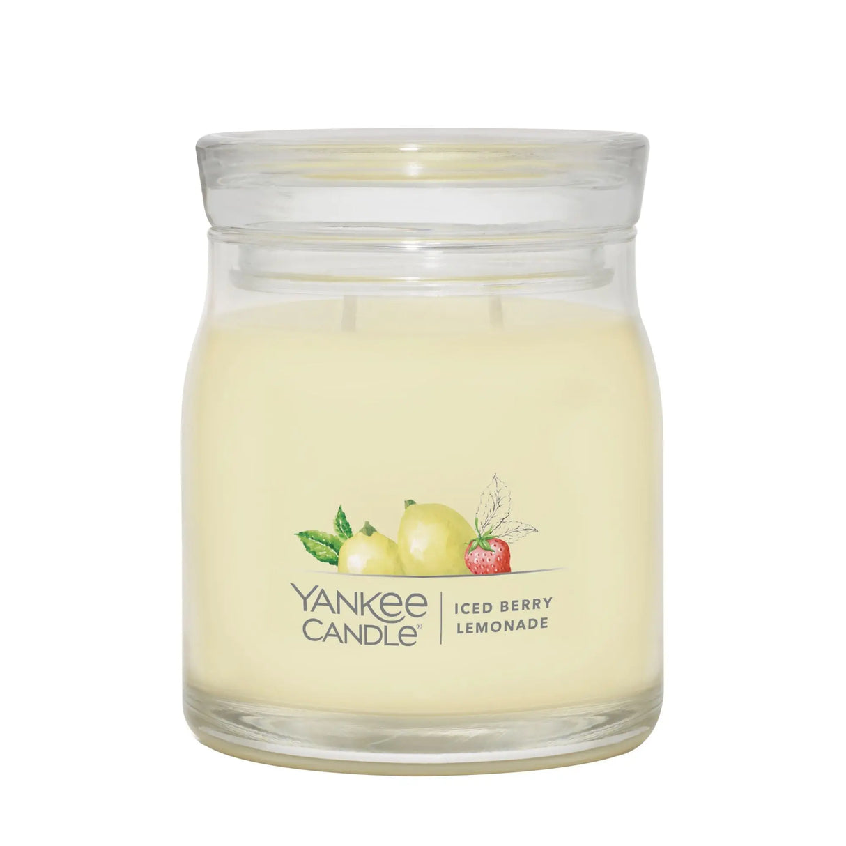 Yankee Candle Iced Berry Lemonade Candle | Signature Medium Jar with Sweet & Tart Aroma Yankee Candle