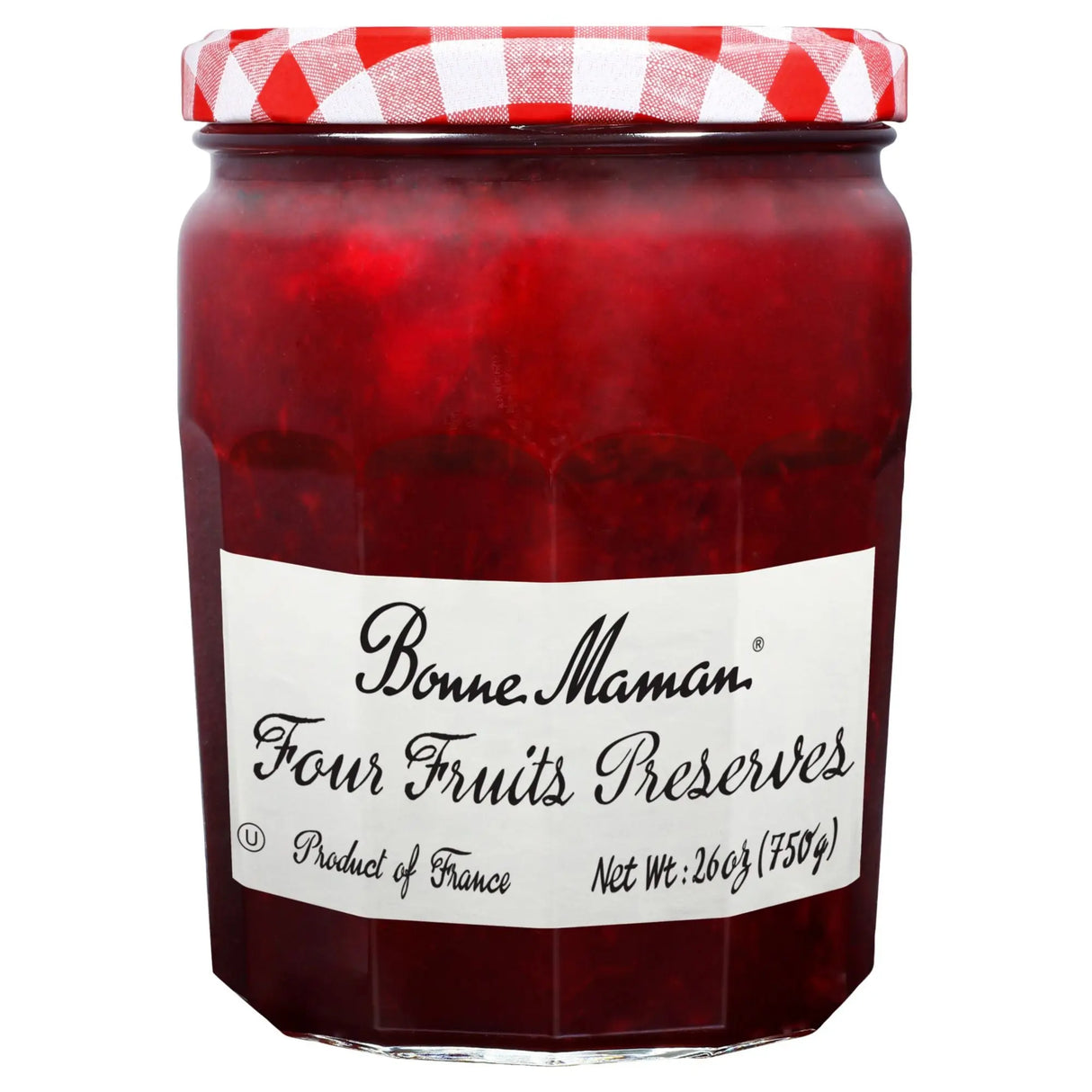 Bonne Maman Four Fruits Preserves (26 oz) | All-Natural Jam with Mixed Berry Flavor Bonne Maman