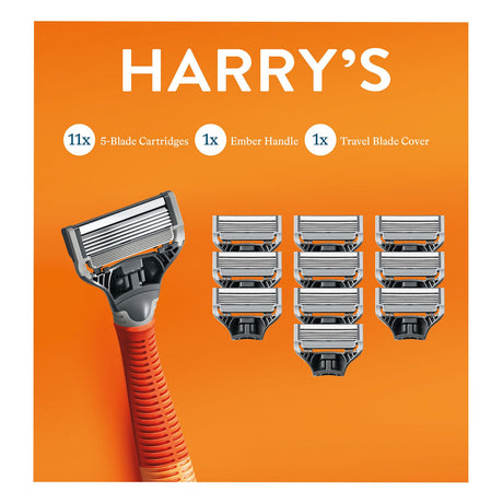 Harry's 5-Blade Razor Handle value pack