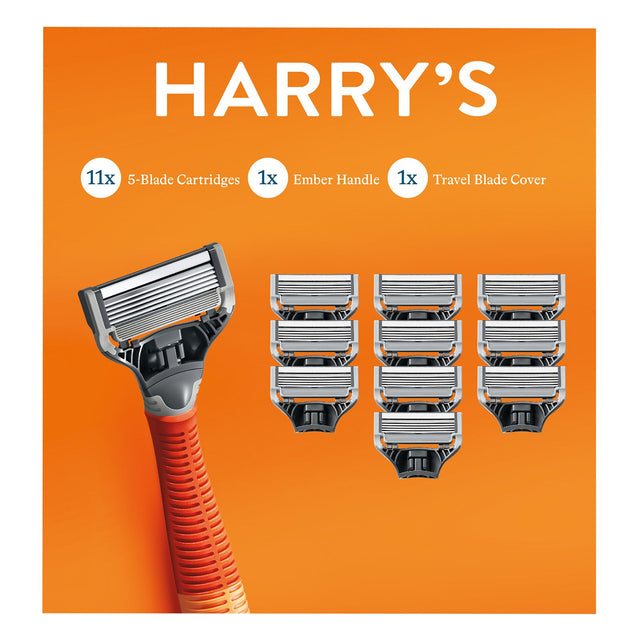 Harry's 5-Blade Razor Handle value pack