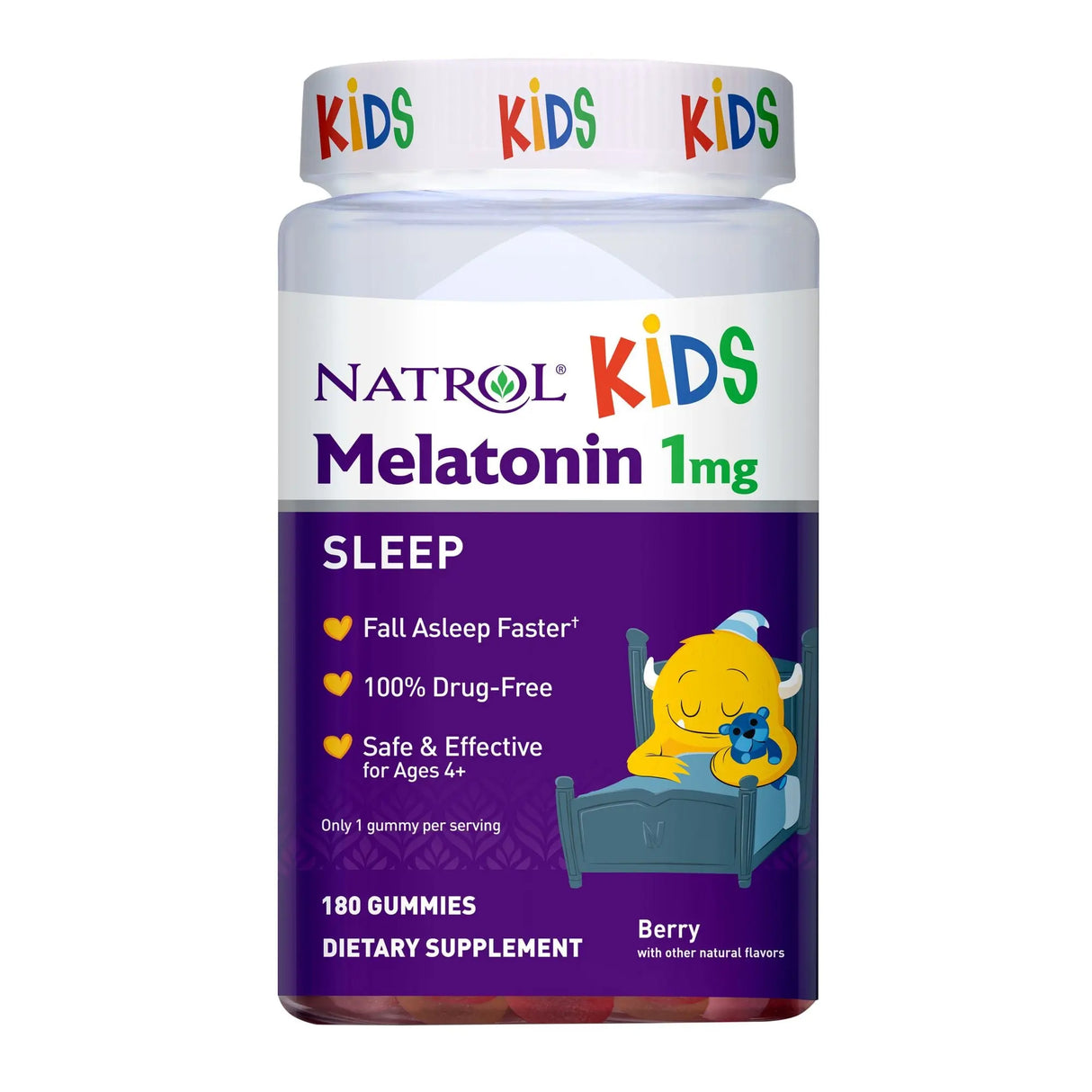 Natrol Kids Melatonin Gummies (180 ct.) | Tasty Bedtime Aid Natrol
