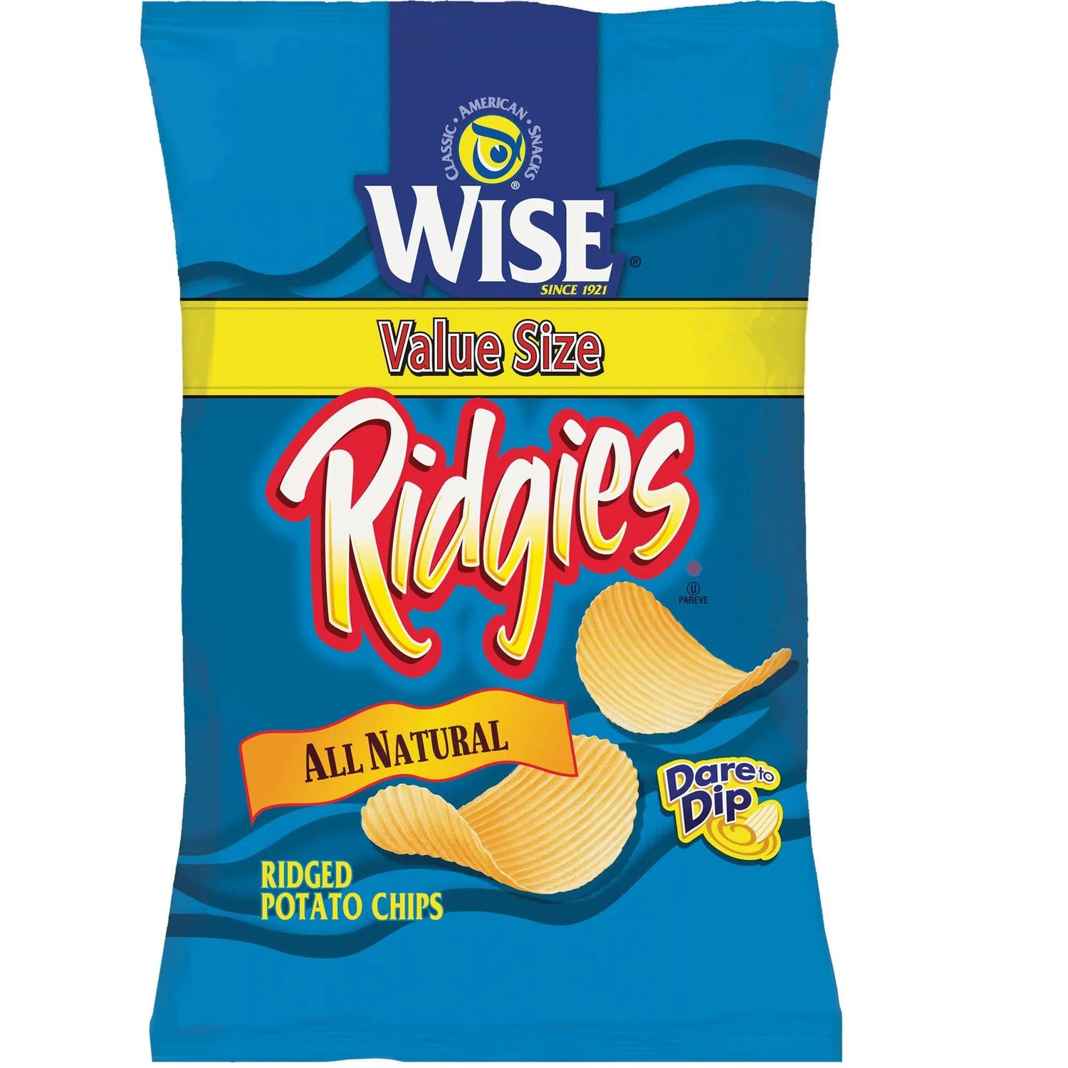 Wise Ridgies Potato Chips (16 oz) | Bold Ridged Crunch Wise