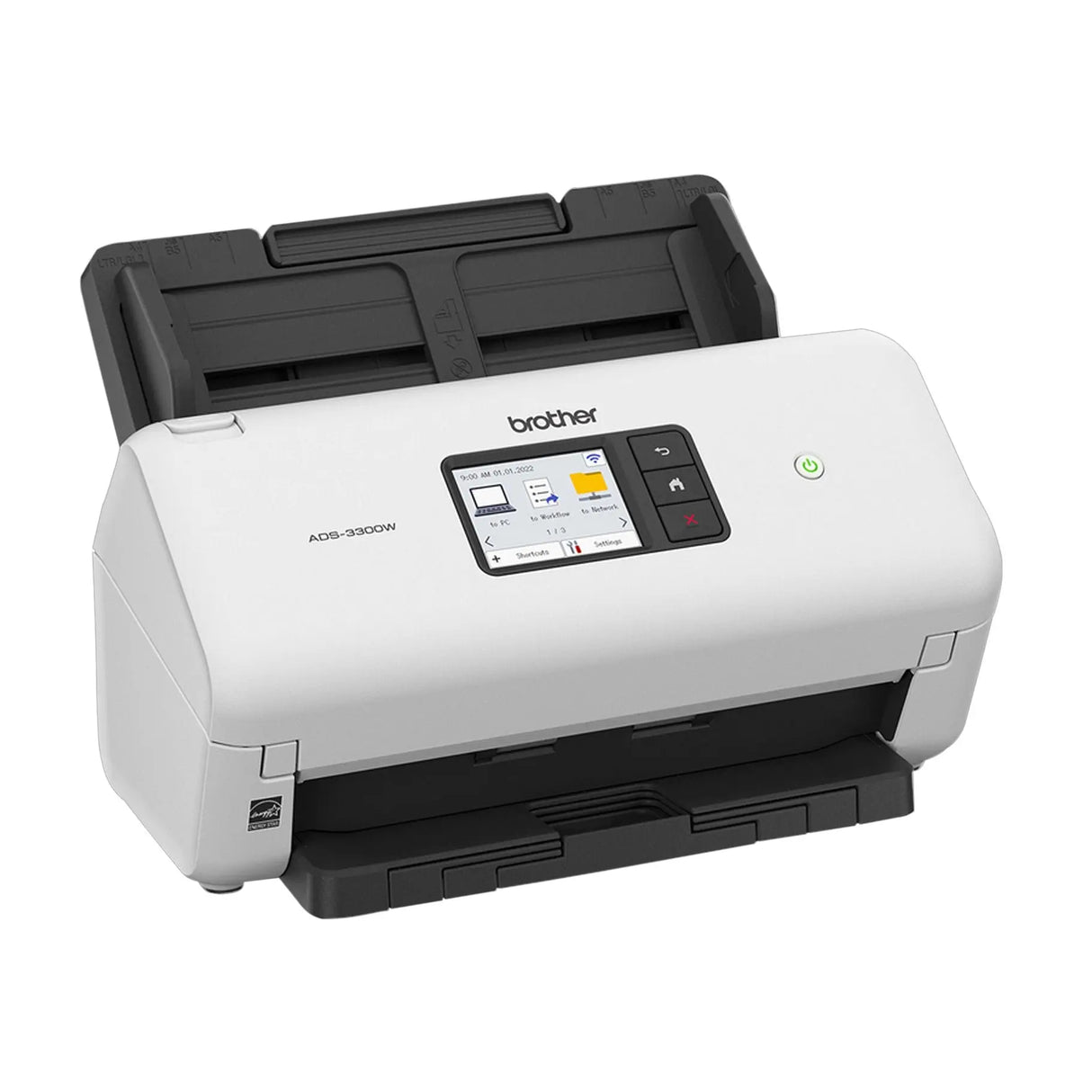 Brother ADS-3300W Wireless Desktop Scanner | Fast Duplex Scans with Wi-Fi Connectivity Brother