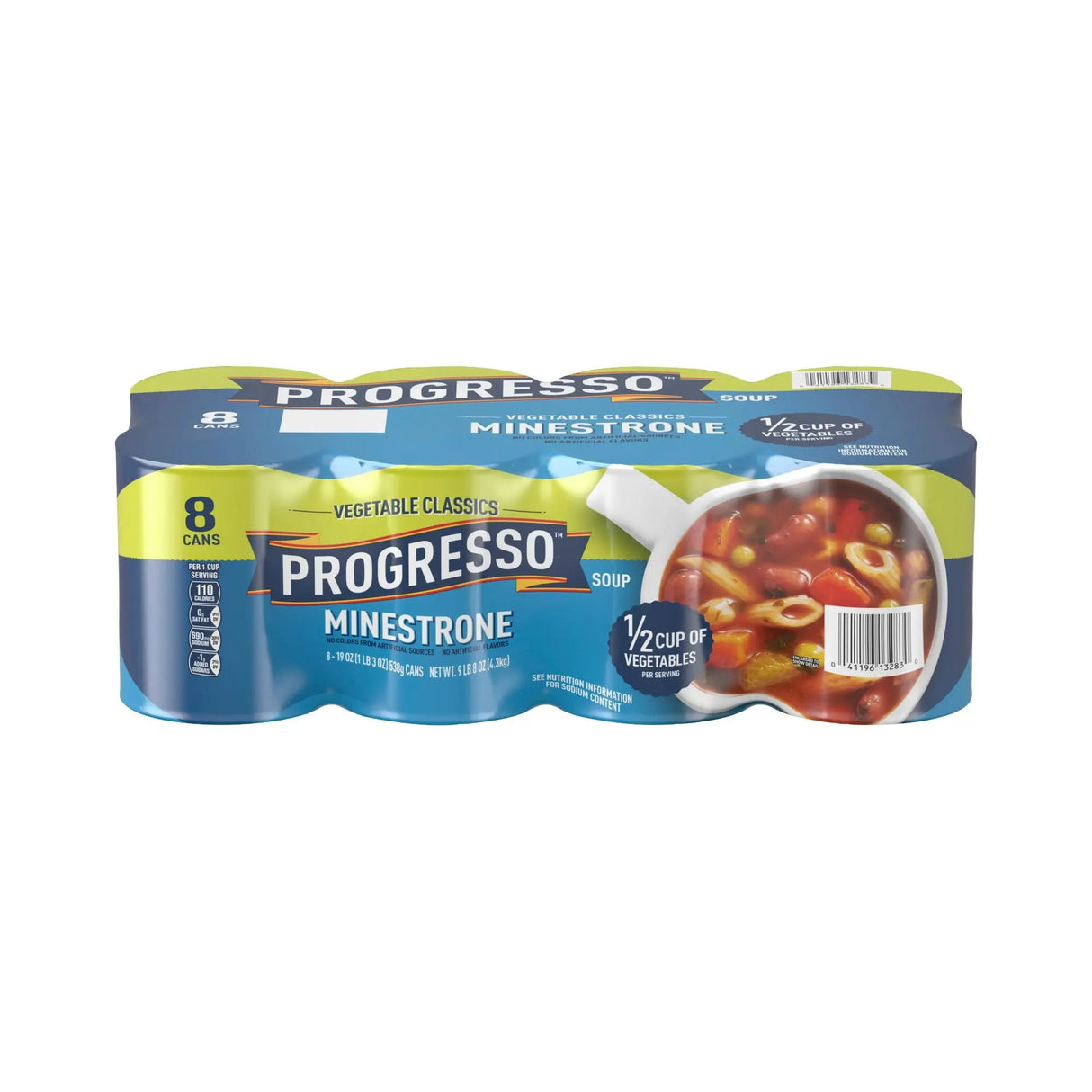Progresso Minestrone Soup (8-Pack, 19 oz Each) | Ready-to-Serve Vegetarian Comfort Progresso