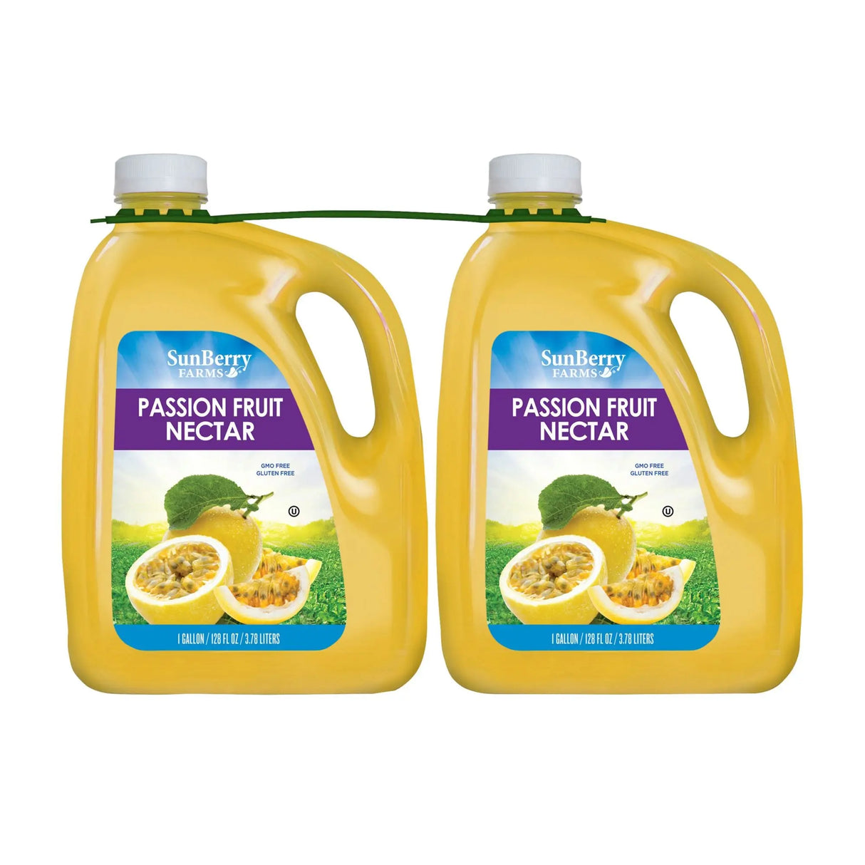 Sunberry Farms Passion Fruit Nectar (2-Pack, 1 gal Each) | Tropical Juice Blend Sunberry Farms
